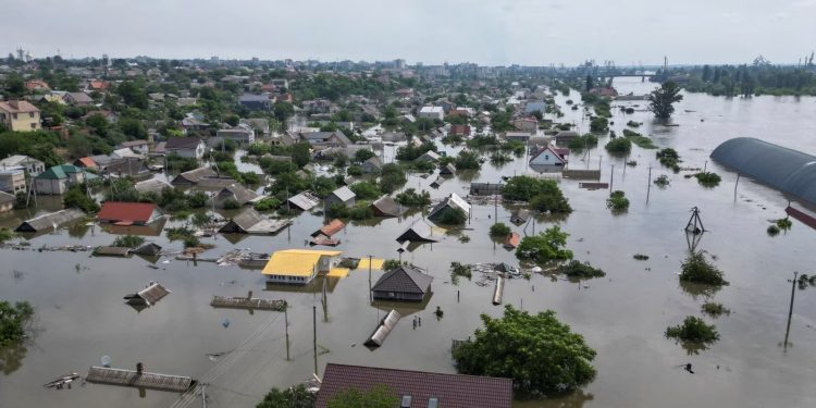 Спутники США зафиксировали взрыв на Каховской ГЭС в ночь на 6 июня